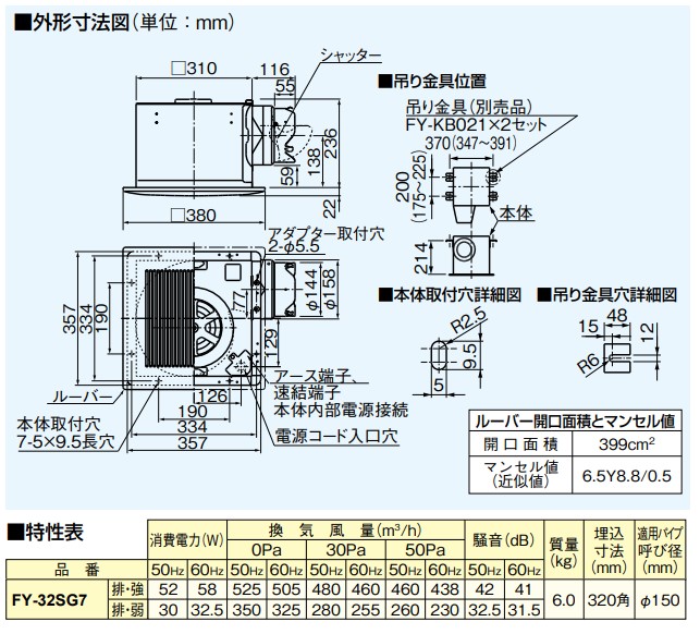 FY-32SG7 パナソニック トイレ,洗面,廊下,ホール,事務所,店舗