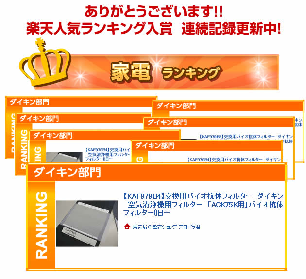 ありがとうございます!!楽天人気ランキング入賞しました!
